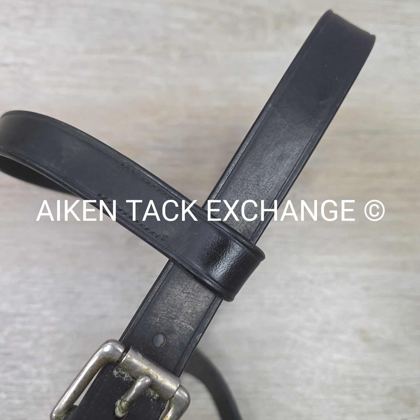\Leather Lunging Cavesson, Black, Size Full