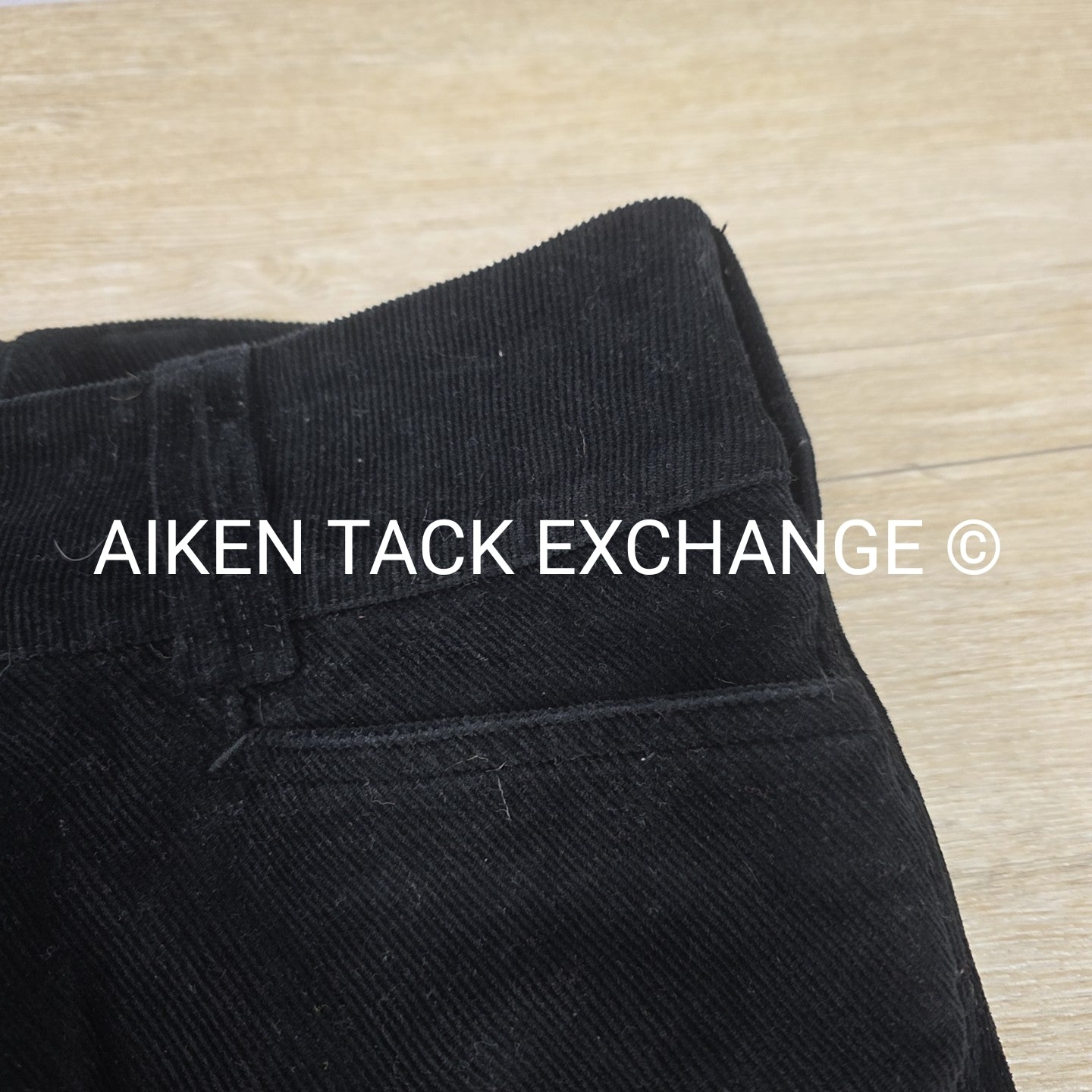 Ariat Tek Cord Corduroy Knee Patch Breeches, Size 26 R