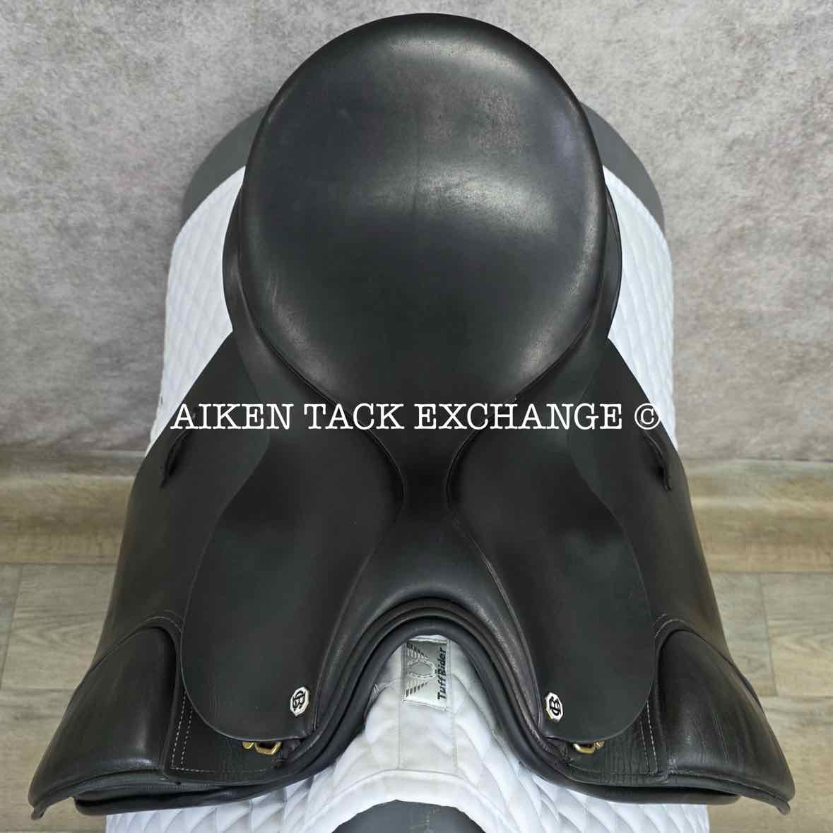 Cliff Barnsby Luxus Dressage Saddle, 17.5" Seat, Medium Tree, Wool Flocked Panels