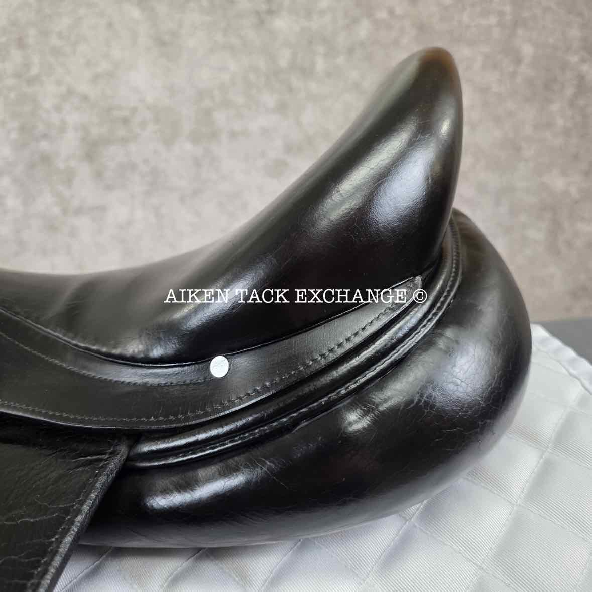 Hermes Corlandus Monoflap Dressage Saddle, 17.5" Seat, Medium Wide Tree, Foam Panels