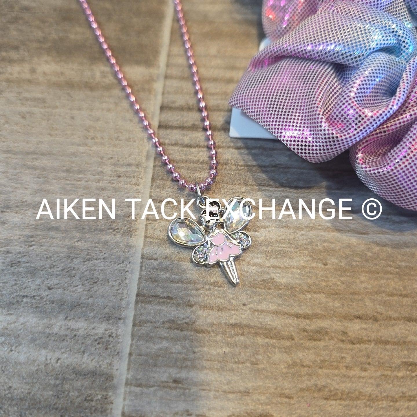 Claire's Club Bundle - 3 Hair Clips, 1 Scrunchie, 1 Necklace