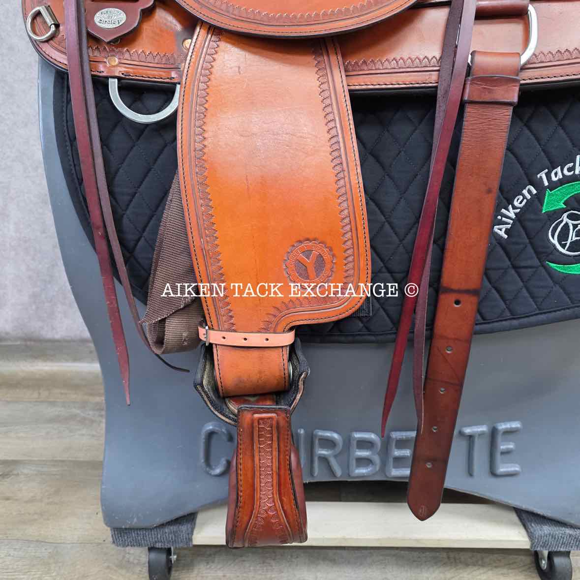 2004 Circle Y 1651 Park & Trail Western Saddle, 16" Seat, Regular Flex Lite Tree - Semi QH Bars