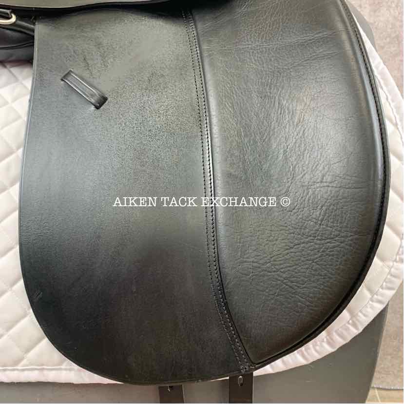 Mystic by Smith-Worthington Dressage Saddle, 17.5" Seat, Medium Tree, Wool Flocked Panels