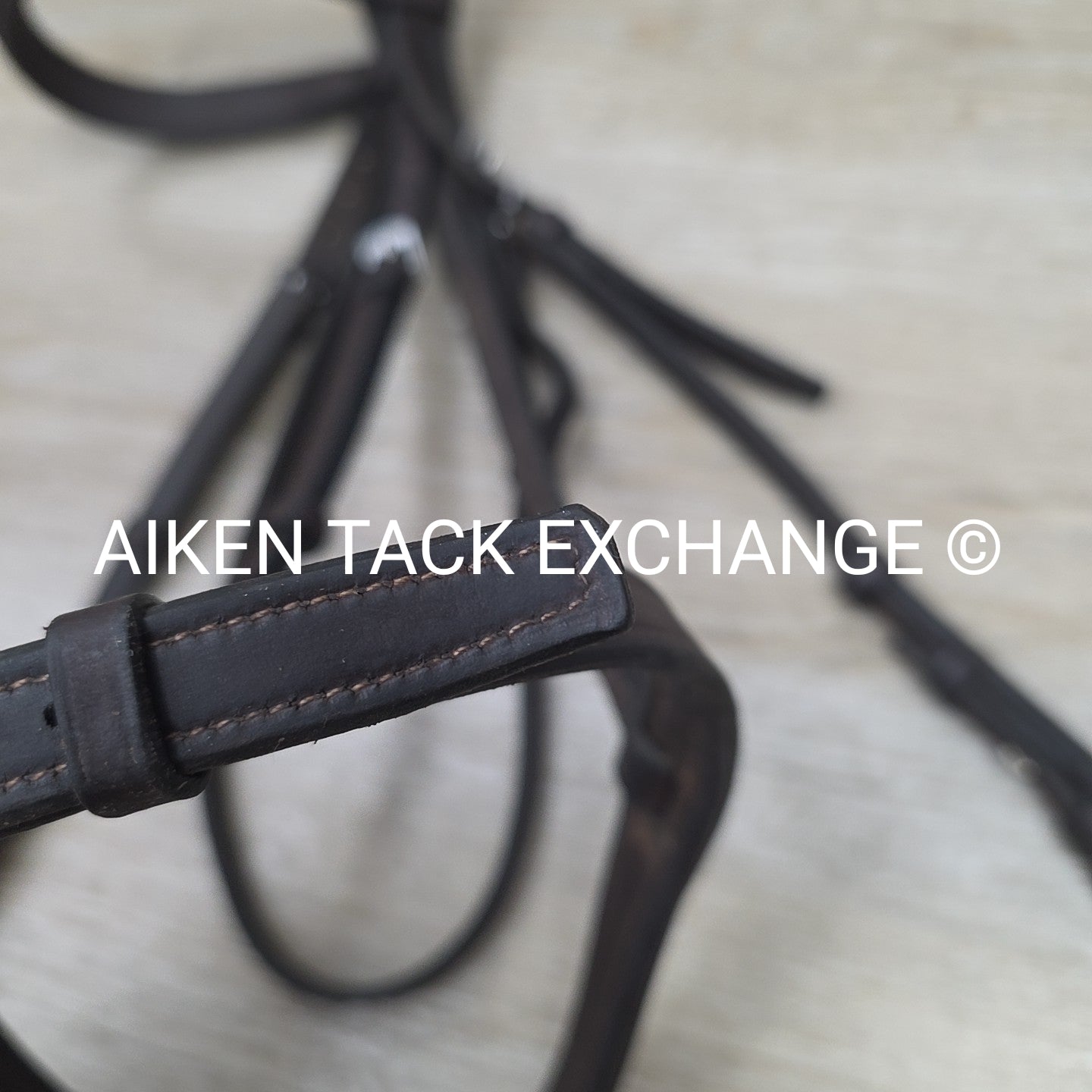 BARGAIN BUNDLE: Dover Saddlery Fancy Stitched Bridle with 2 Pairs Laced Reins &