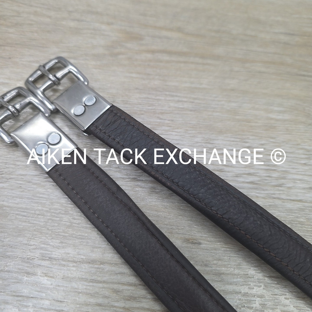 KL Select Black Oak Stirrup Leathers, Brown, 48"