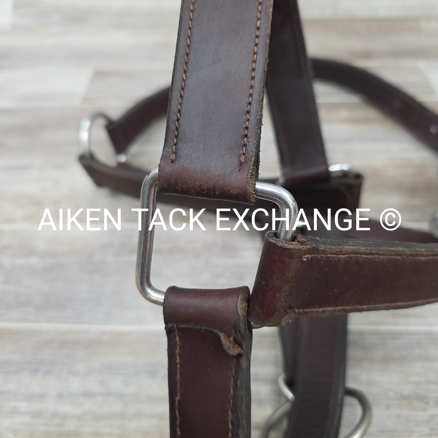 Leather Halter, Brown, Size Draft