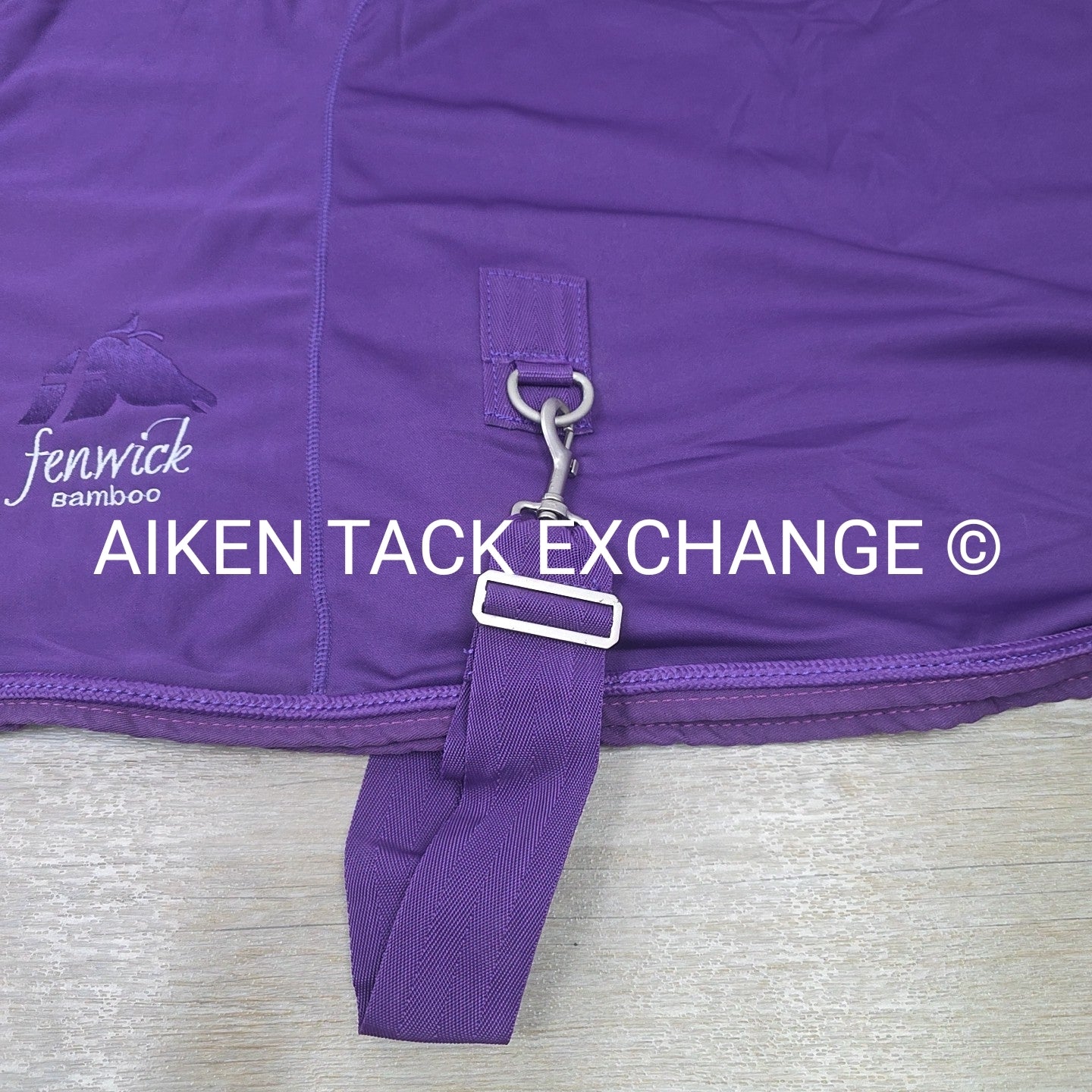 Fenwick Equestrian Therapeutic Bamboo Cooler, Purple, 62"