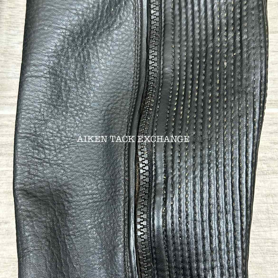 The Elite Leather Half Chaps, Size TL - S
