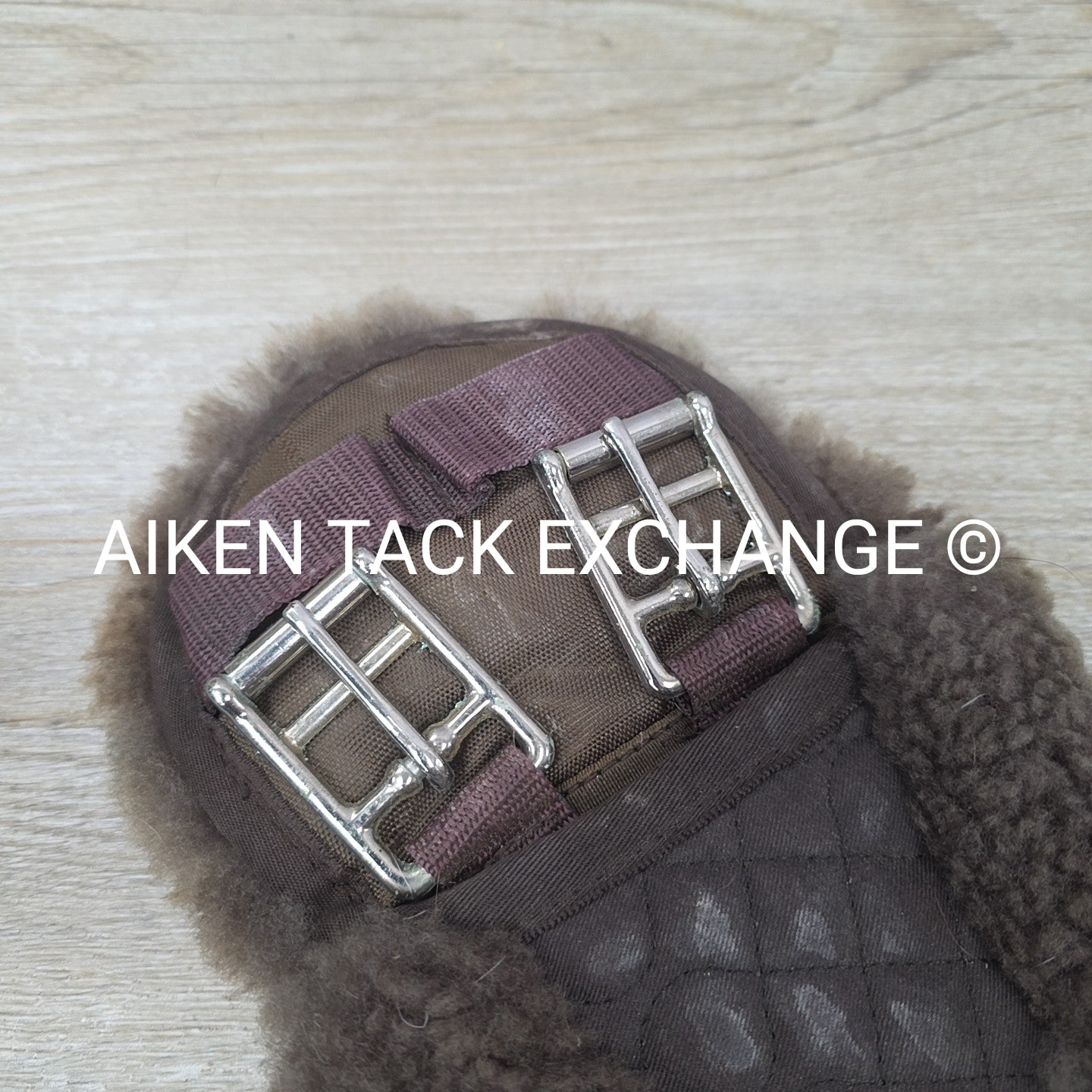 Contour Sheepskin Dressage Girth, Brown, 26"