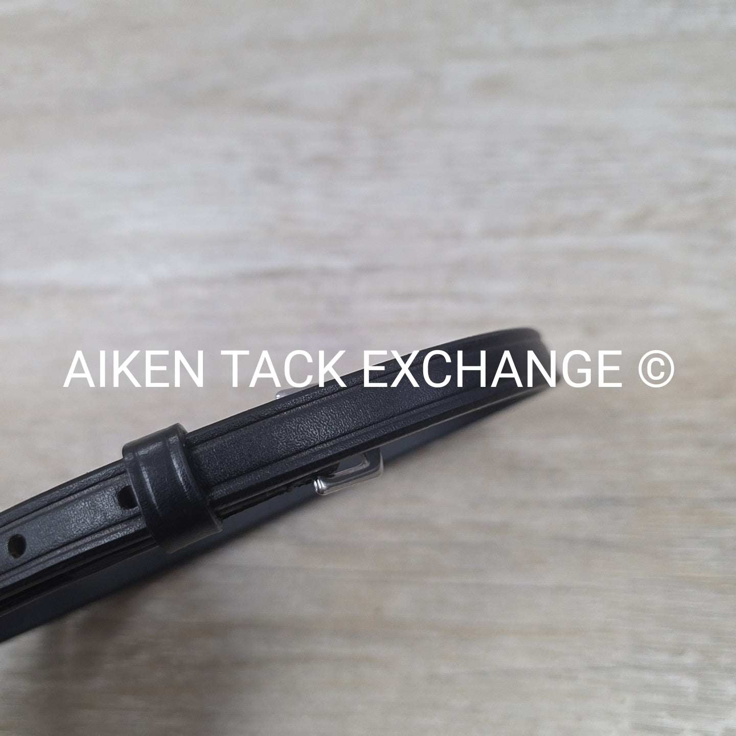 Leather Flash Strap, Black