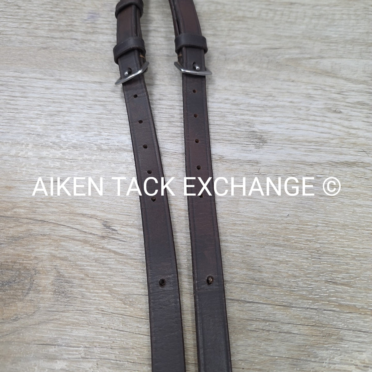 BARGAIN BUNDLE: Nunn Finer Neck Strap & Bobby's English Tack Breastplate, Brown,