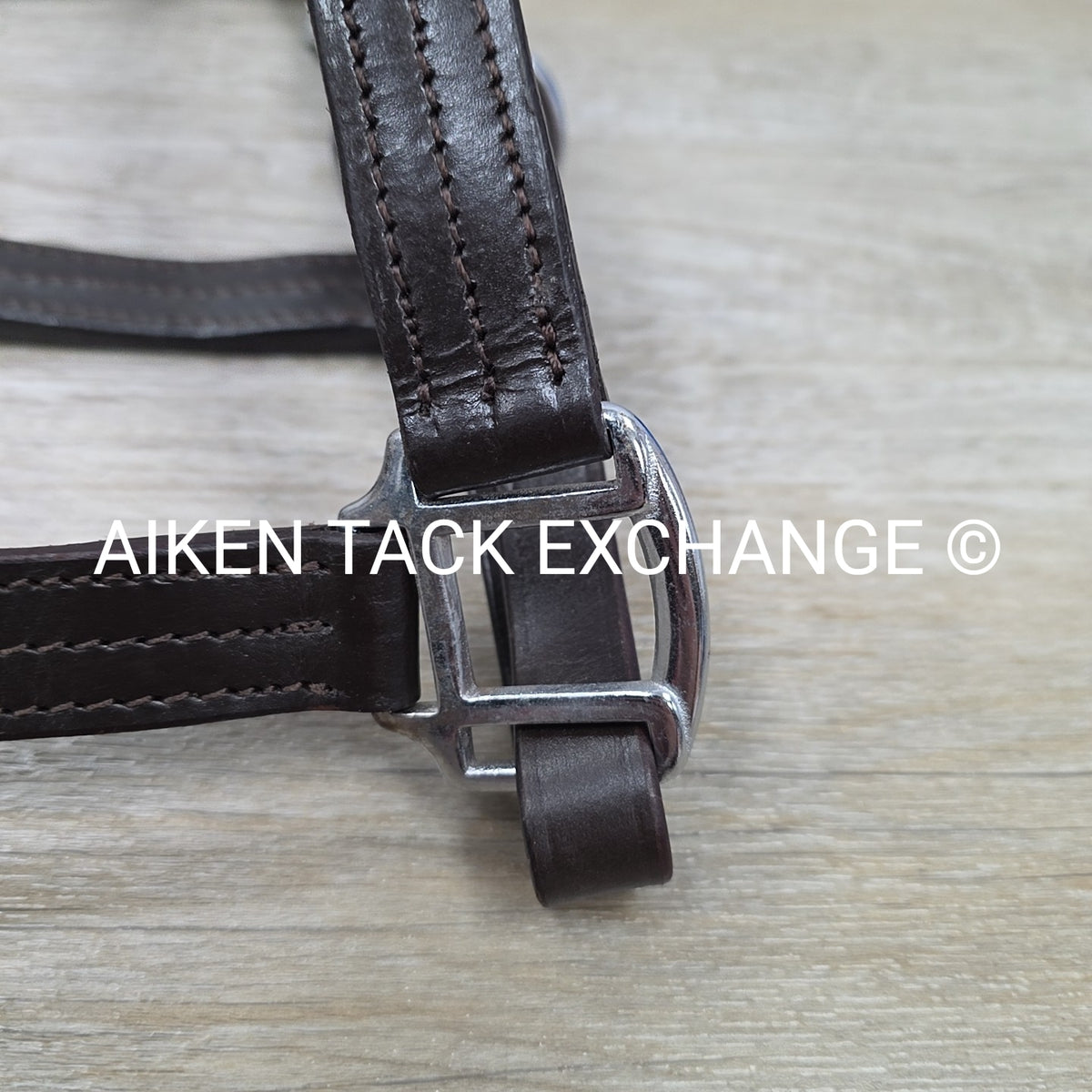 Leather Halter, Brown, Size Full