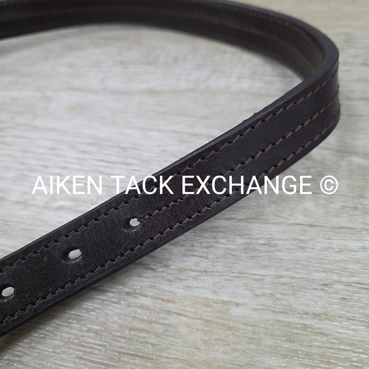 Leather Halter, Brown, Size Full