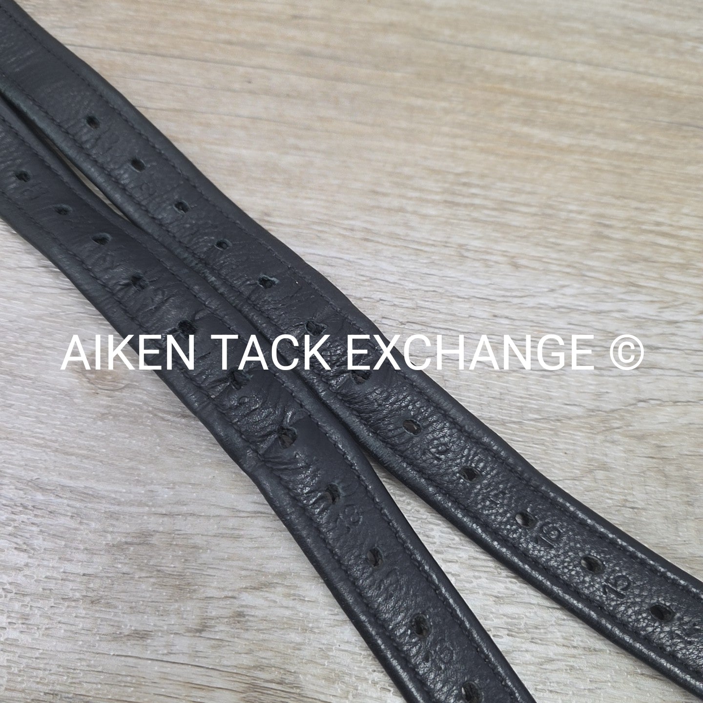Passier Nylon Lined Stirrup Leathers, Black, 63"
