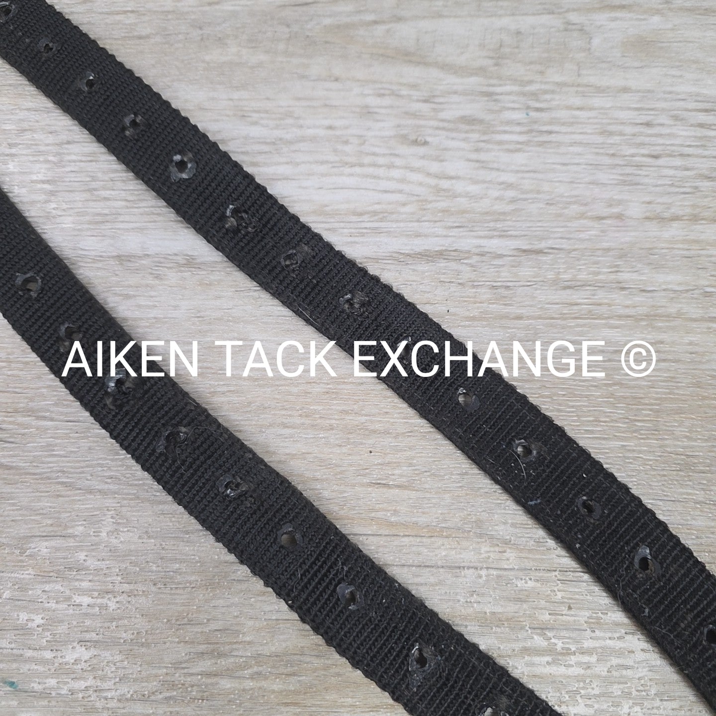 Nylon Stirrup Leathers, Black, 52"