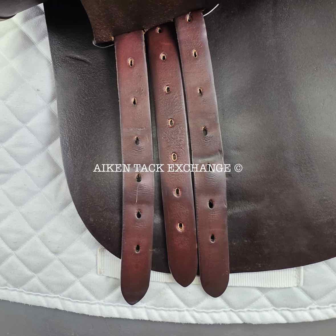 2005 Antares Close Contact Jump Saddle, 17.5" Seat - 3 Flap, Medium Wide Tree, Foam Panels, Full Buffalo Leather