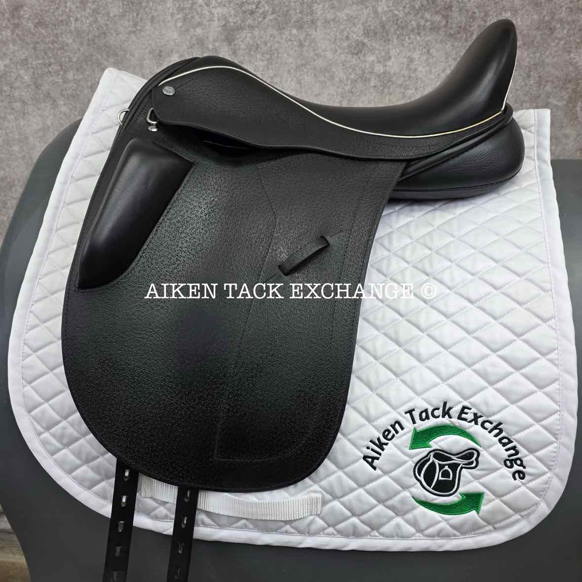 2021 Black Country Carlow Dressage Saddle, 18" Seat, Medium Wide Tree, Wool Flocked Panels
