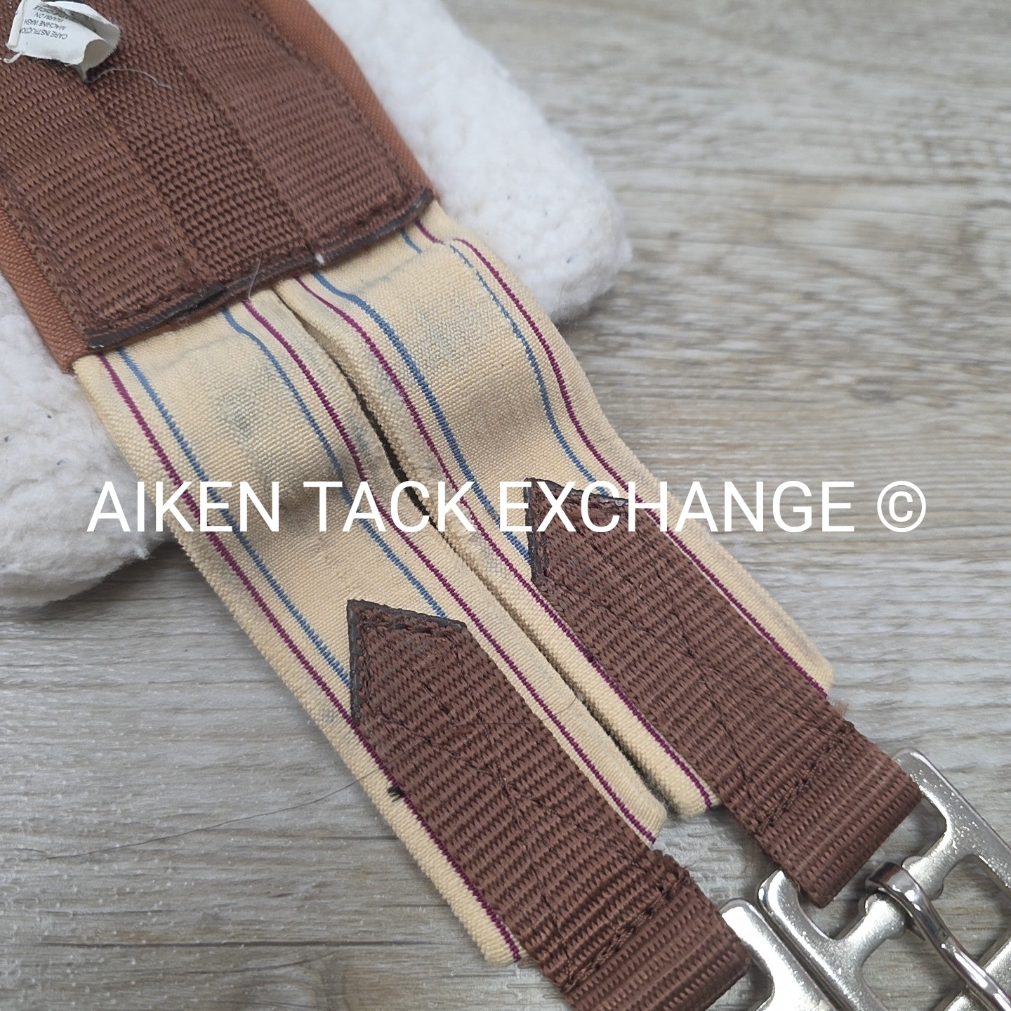 Toklat Fleece Girth with Double End Elastic, Brown, 52"