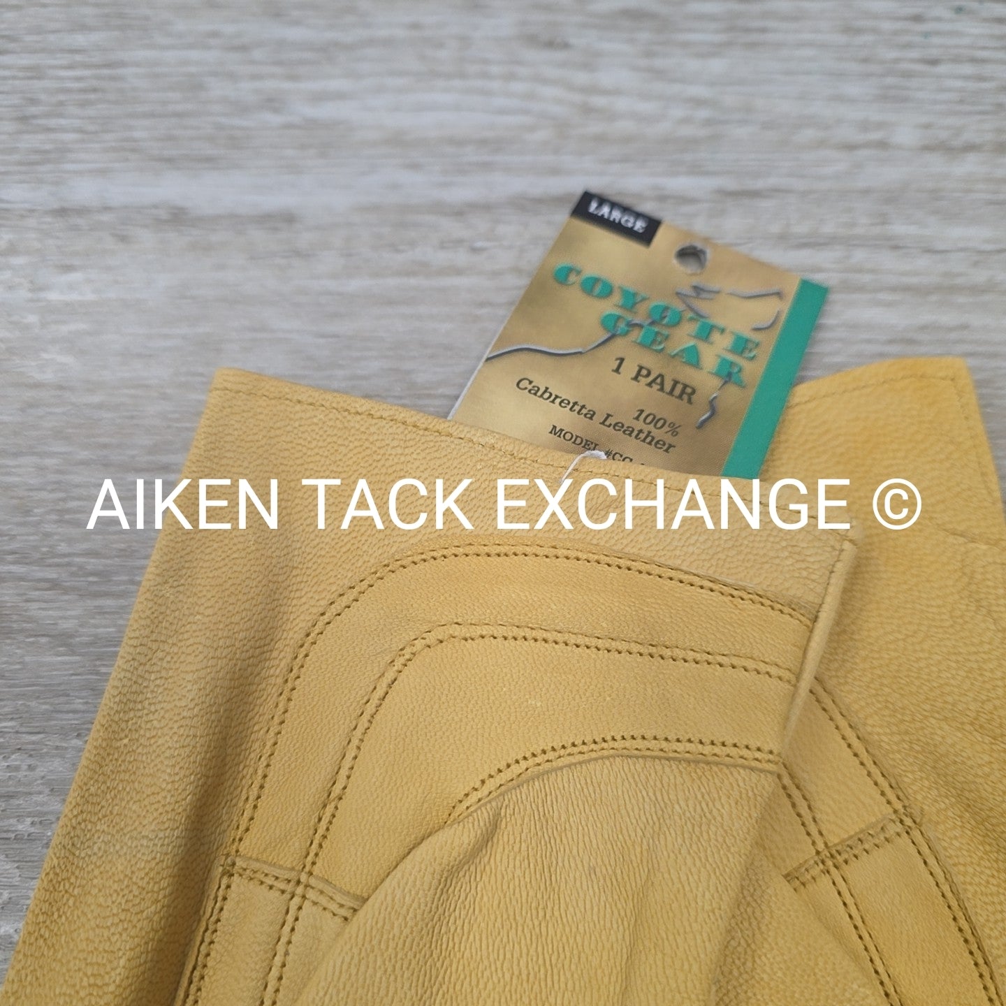 Coyote Gear Leather Gloves, Size Large