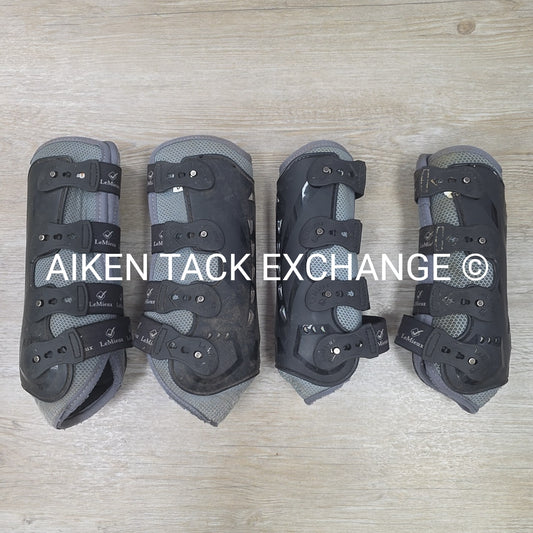 BARGAIN BUNDLE: LeMieux Open Front Tendon Boots, Medium Front & Large Hind