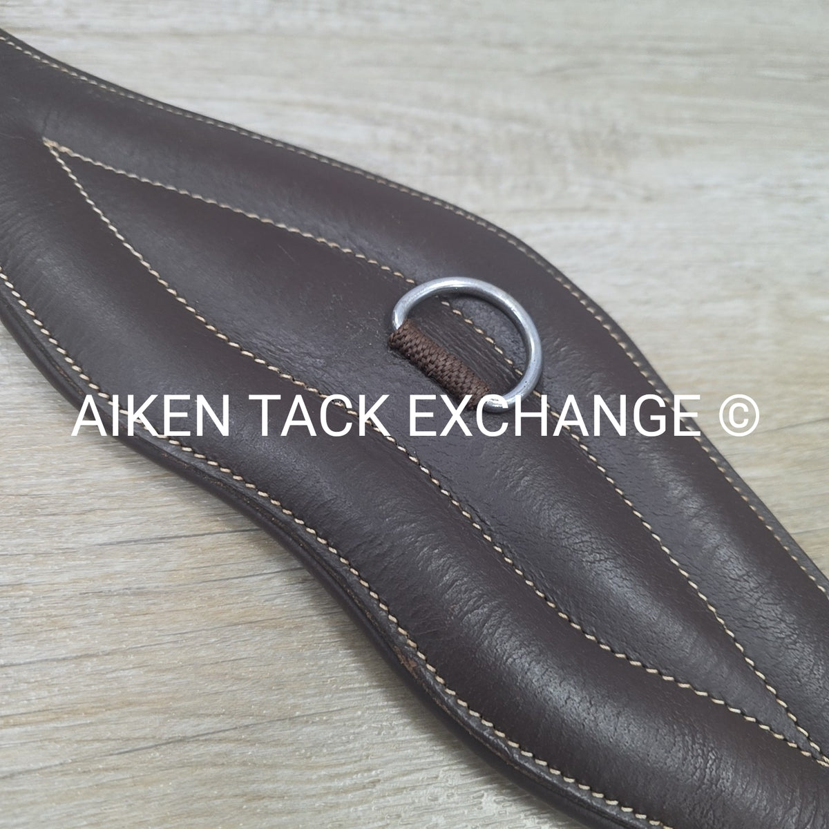 Contour Double End Elastic Girth, Brown, 52"