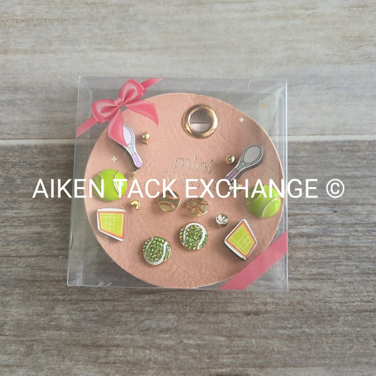 Tennis Earring Set - 8 Pairs Total