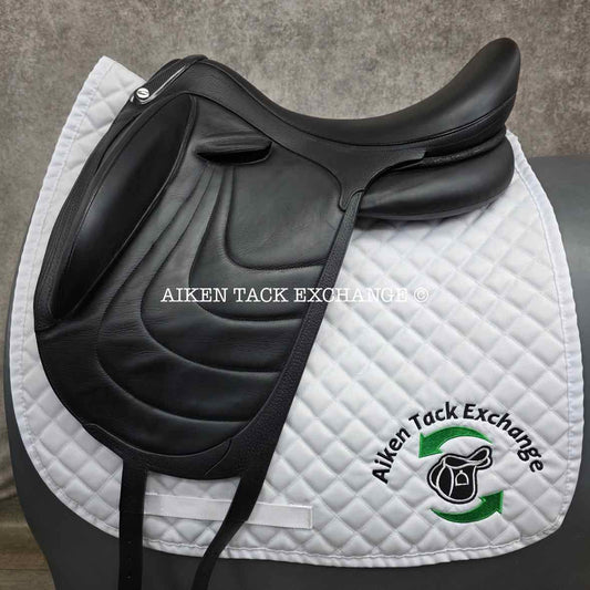 2019 Devoucoux Makila Harmonie Monoflap Dressage Saddle, 18.5" Seat - 004, 2A Flap, Dynamick Tree - Medium, D3D Panels, Full Buffalo Leather