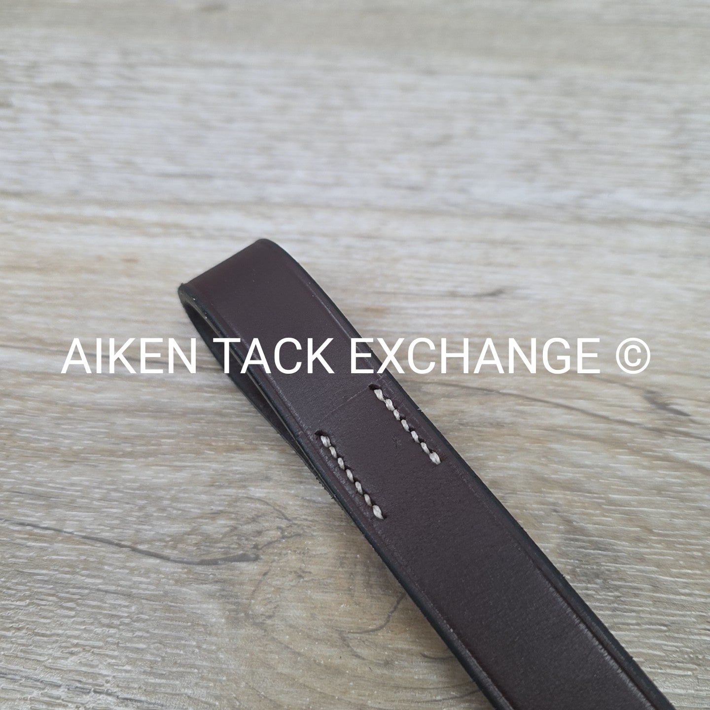 Flat Browband, Brown, 15"