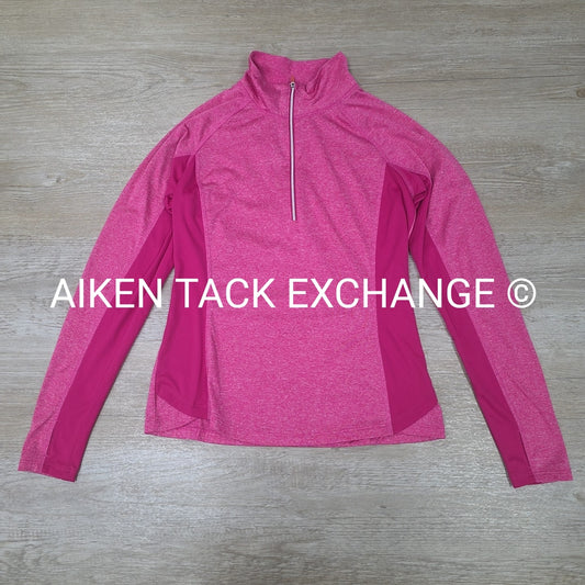 Danskin Long Sleeve 1/4 Zip Top, Women's Small
