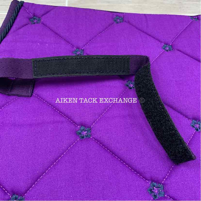 Centaur Hibiscus All Purpose Saddle Pad, Purple, Brand New