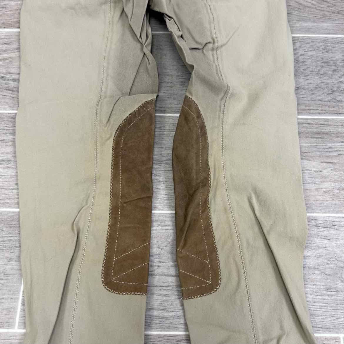 Tailored Sportsman Trophy Hunter Knee Patch Breeches, Size 14