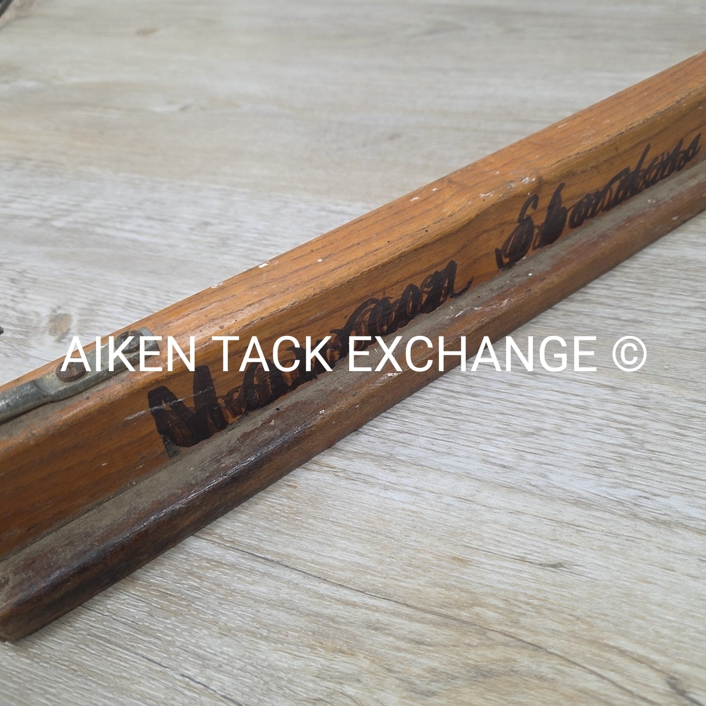 BARGAIN BUNDLE: 2 Wooden Wall Mount Saddle Racks