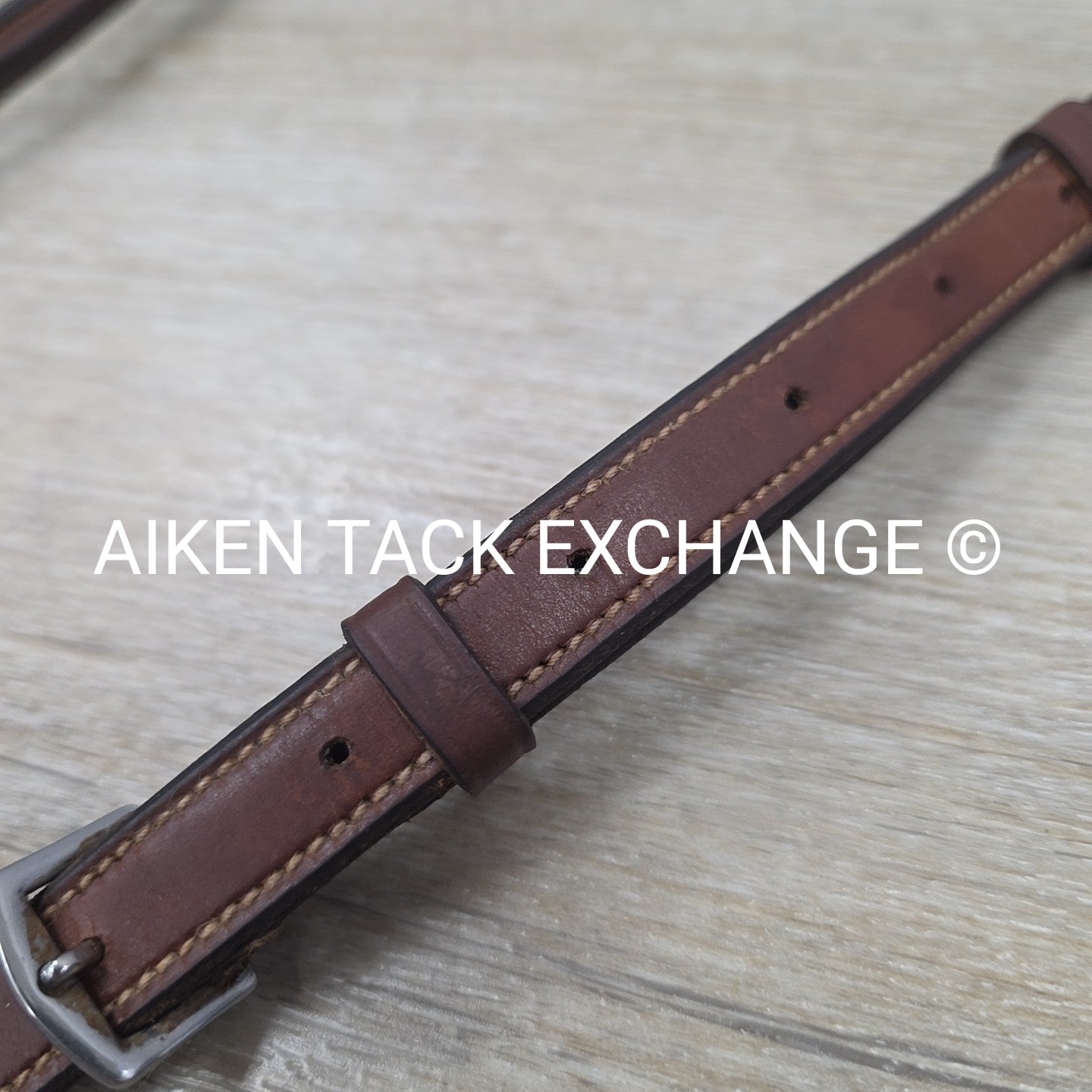 Crosby Square Raised Standing Martingale, Brown, Size Full