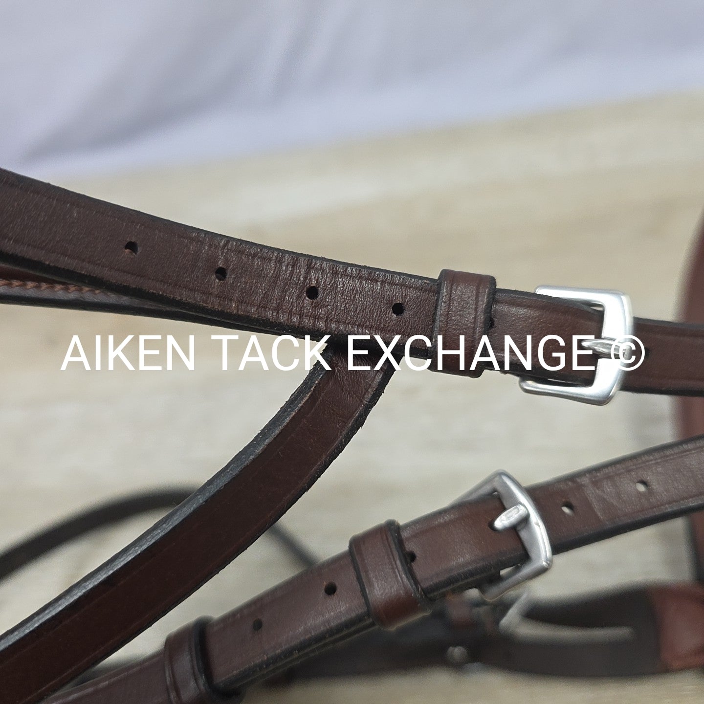 Trust Equestrian Hickstead Hackamore Bridle, No Reins, Brown, Size Full