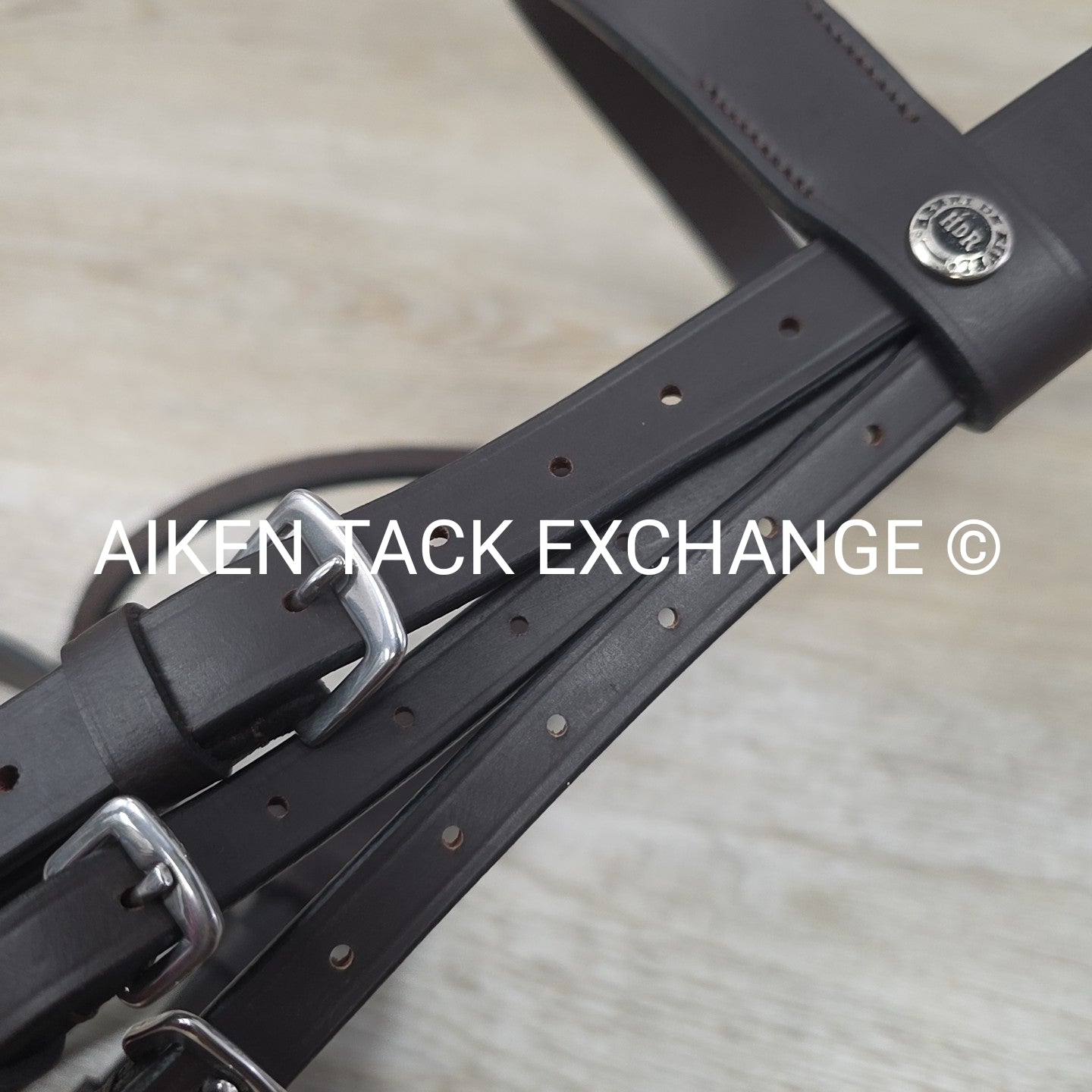 HDR Pro Collection Hunt Bridle with Laced Reins, Havana, Size Cob