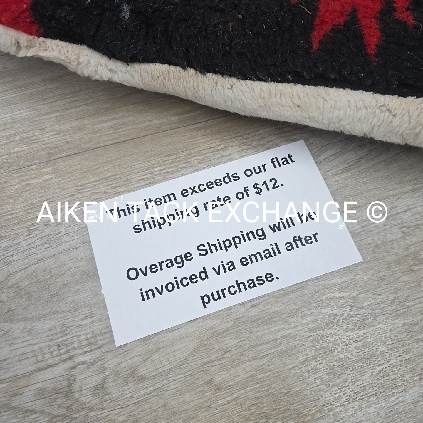 Fleece Western Saddle Pad