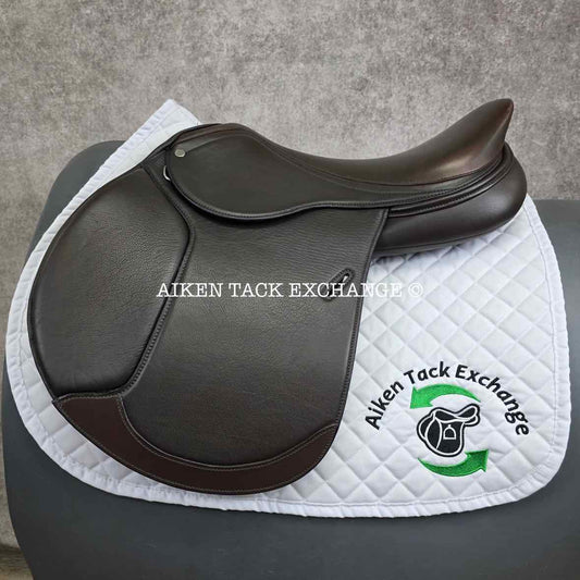 Royal Heritage Stella Jump Saddle, 18" Seat, Adjustable Tree - Changeable Gullet, Wool Flocked Panels