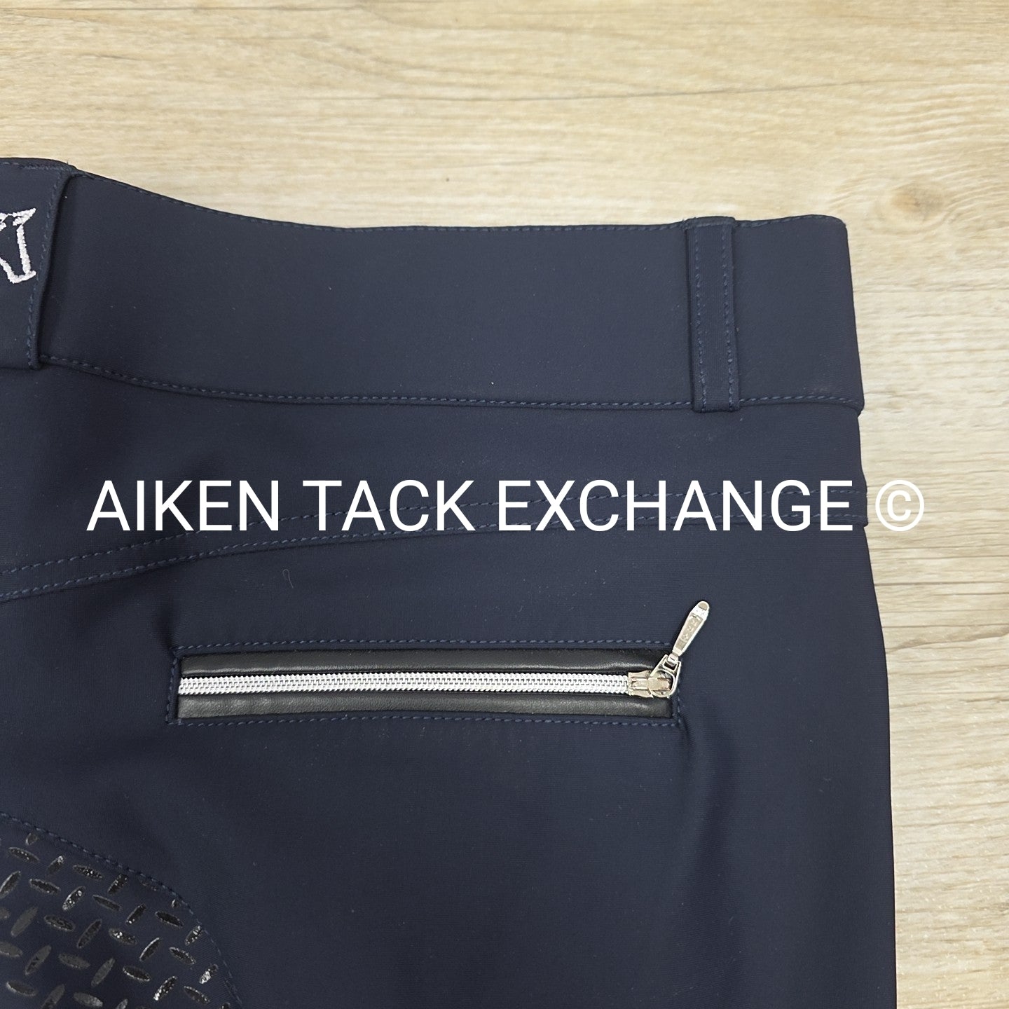 KL Select Gabrielle Silicone Grip Full Seat Breeches, Size 34 R