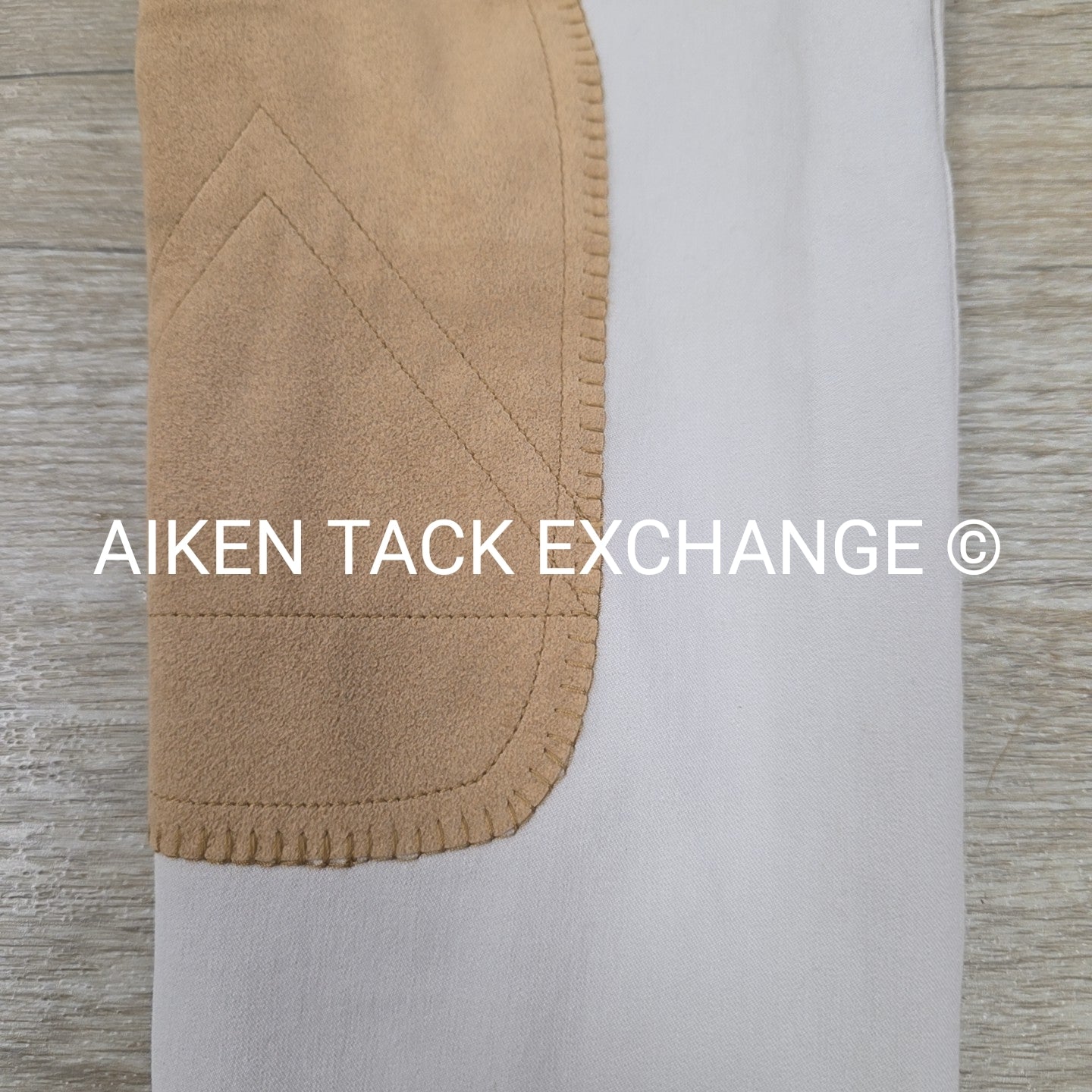 Santio Stella Euroseat Knee Patch Breeches, Beige, Size 26 R