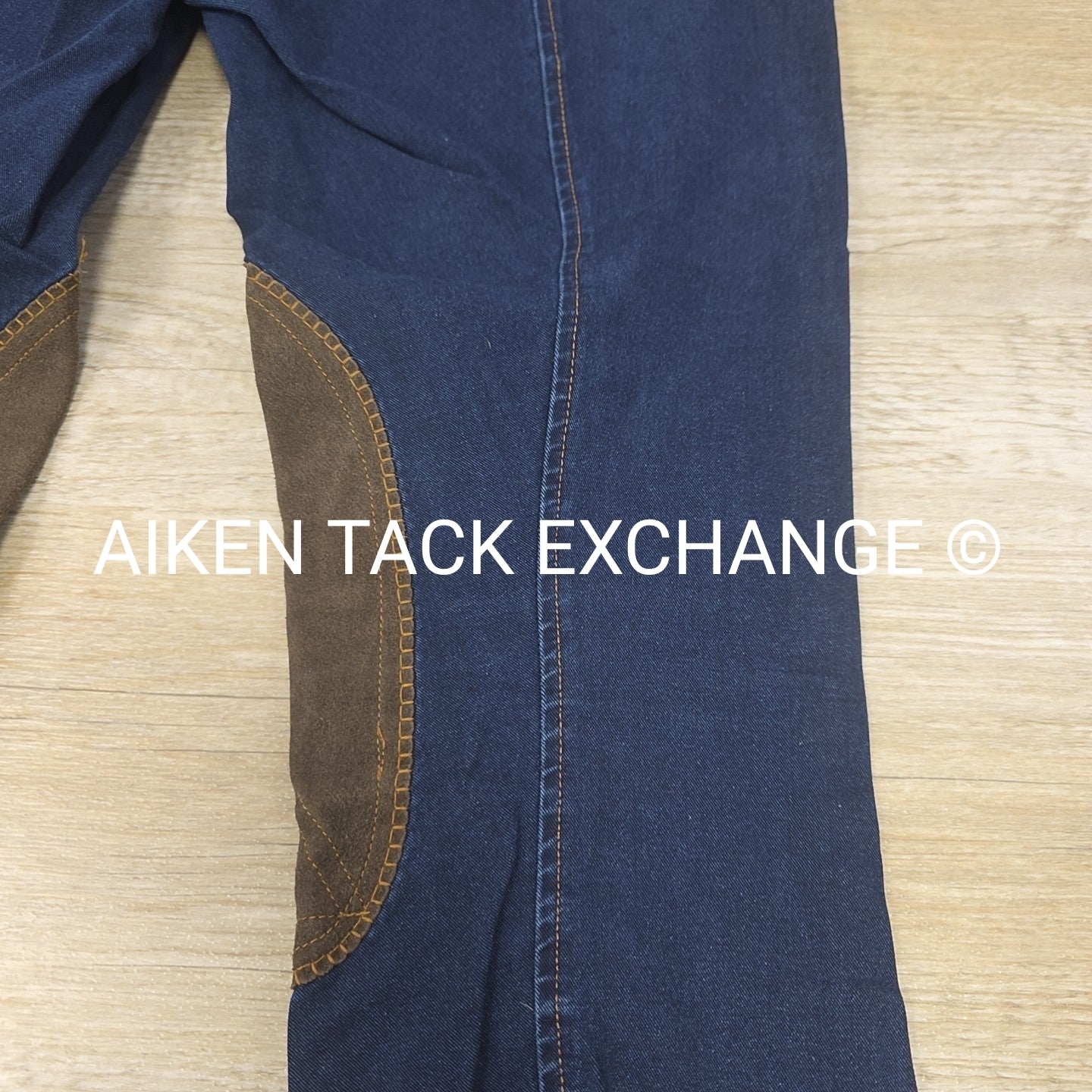 Dublin Shona Denim Knee Patch Breeches, Women's 30