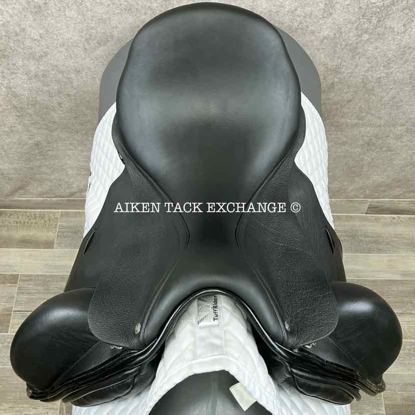 2023 Custom Saddlery Wolfgang Gemini R Monoflap Dressage Saddle, 17.5" Seat, Adjustable Tree, Wool Flocked Panels