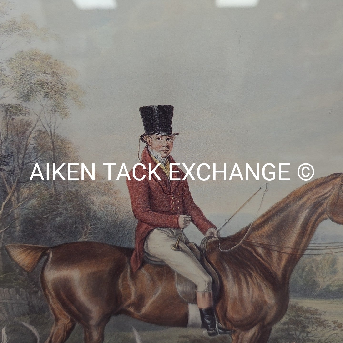 Gathering The Dogs & Begin The Hunt by William Webb, Framed 21" x 17"