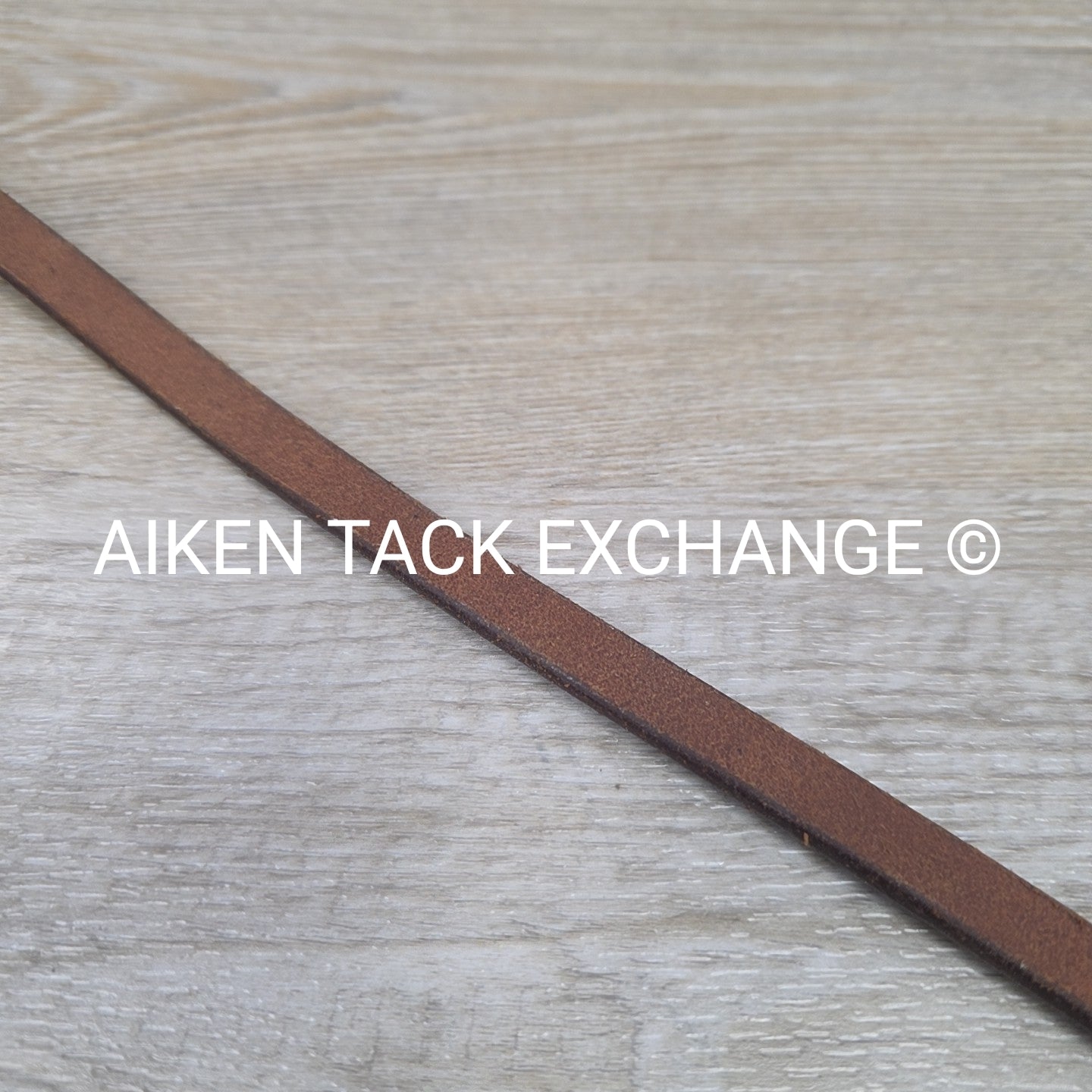 Flat Browband, Brown, Size 14.5"