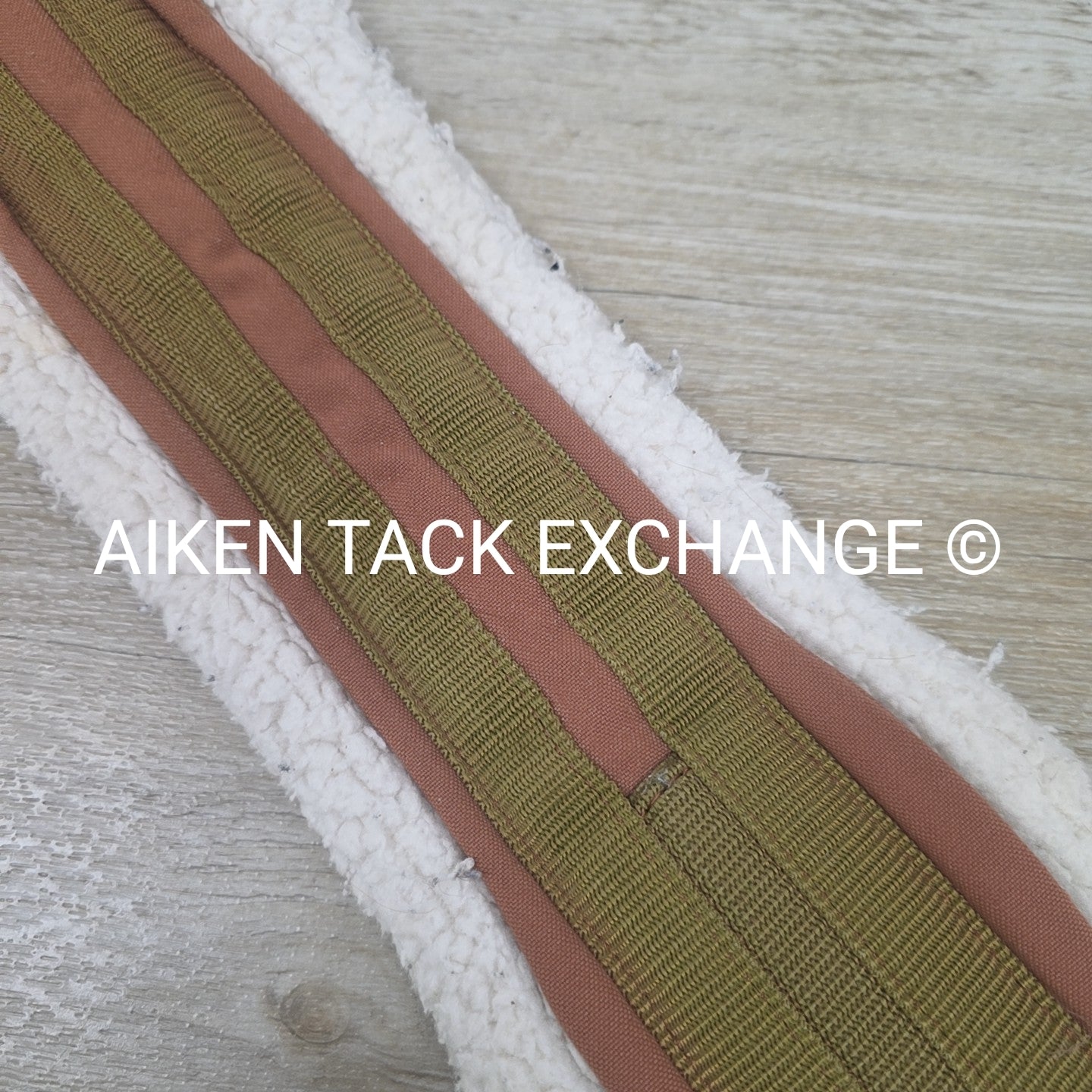 Fleece Double End Elastic Girth, Brown, 50"