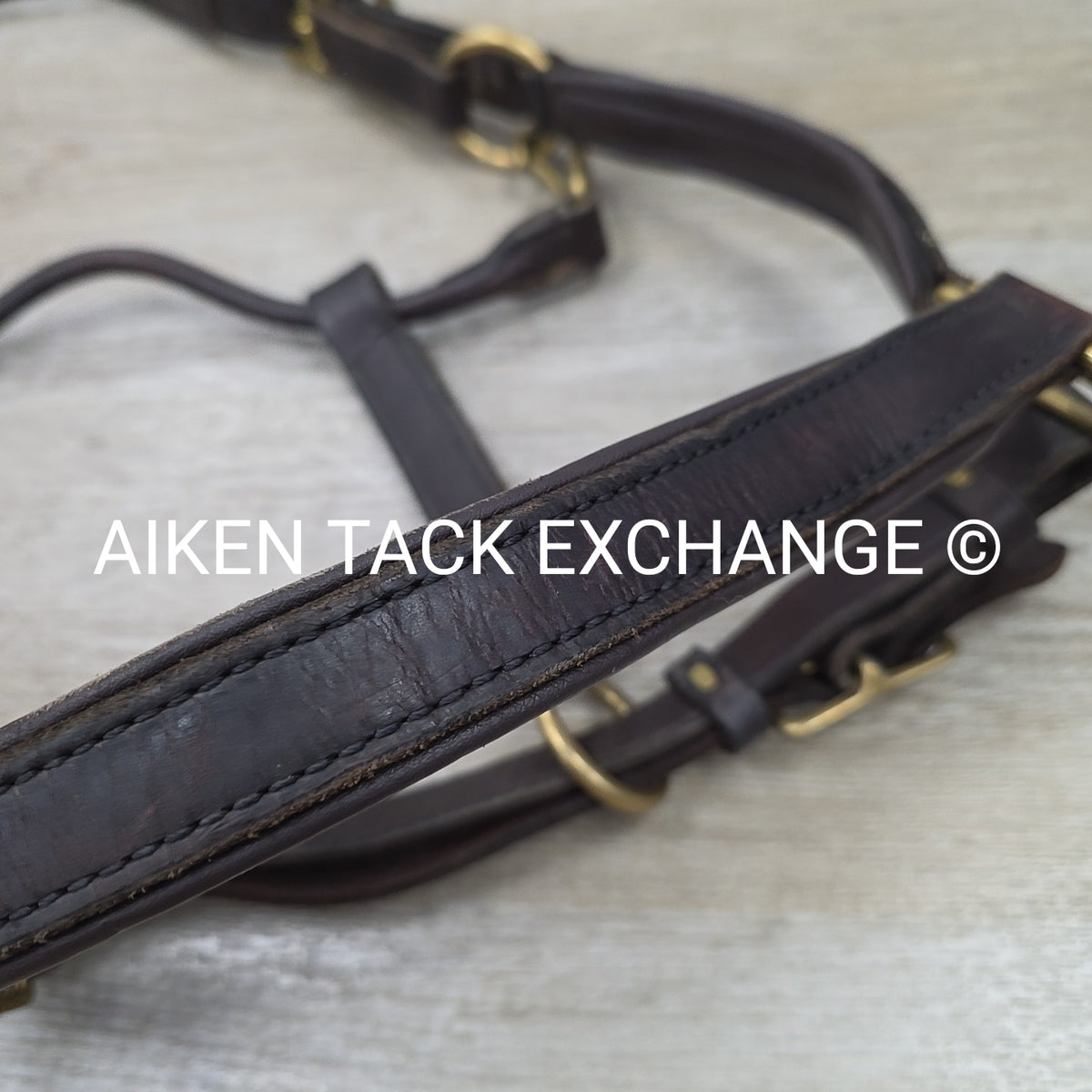 SmartPak Soft Padded Leather Halter, Brown, Oversize
