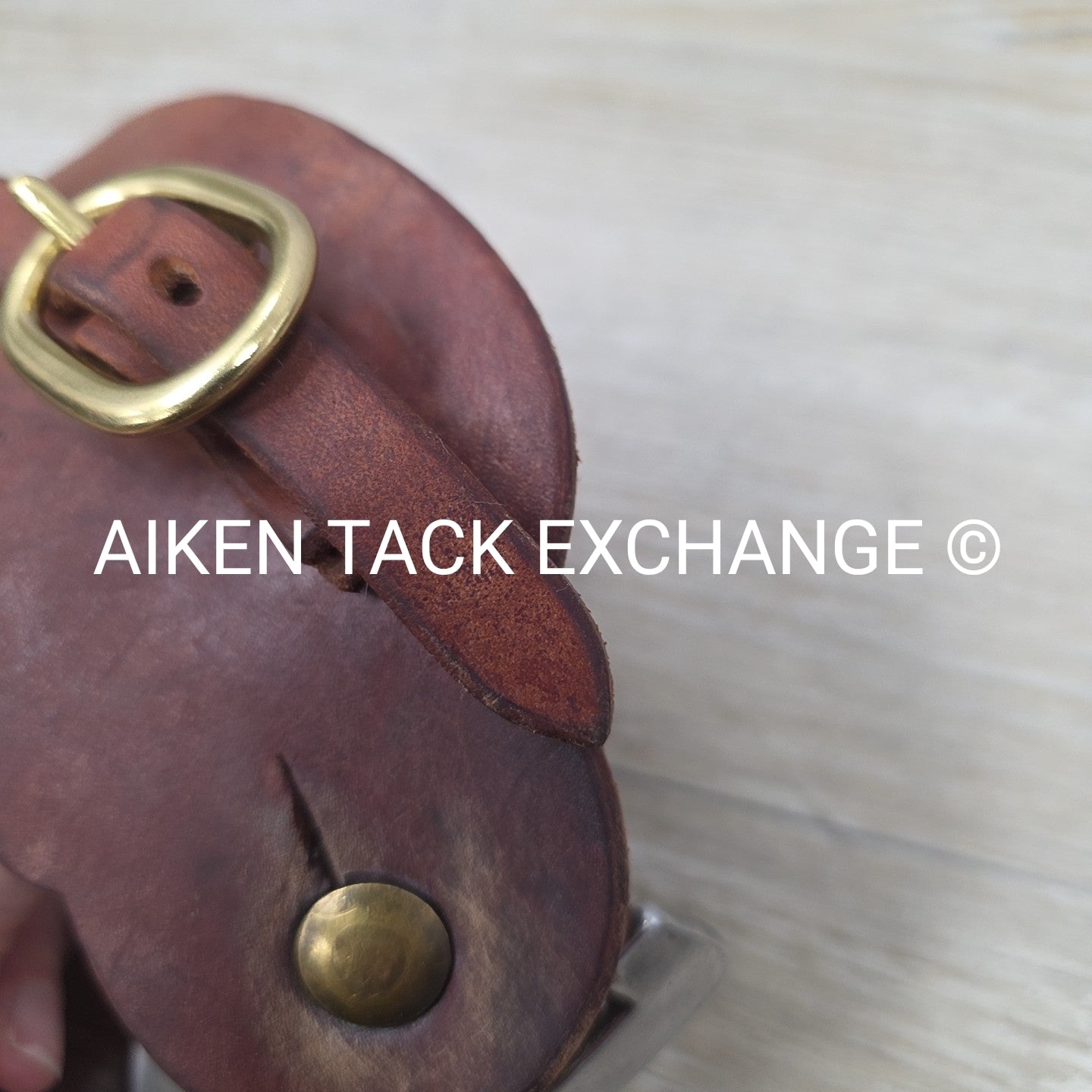 Western Rowel Spurs with Leather Straps