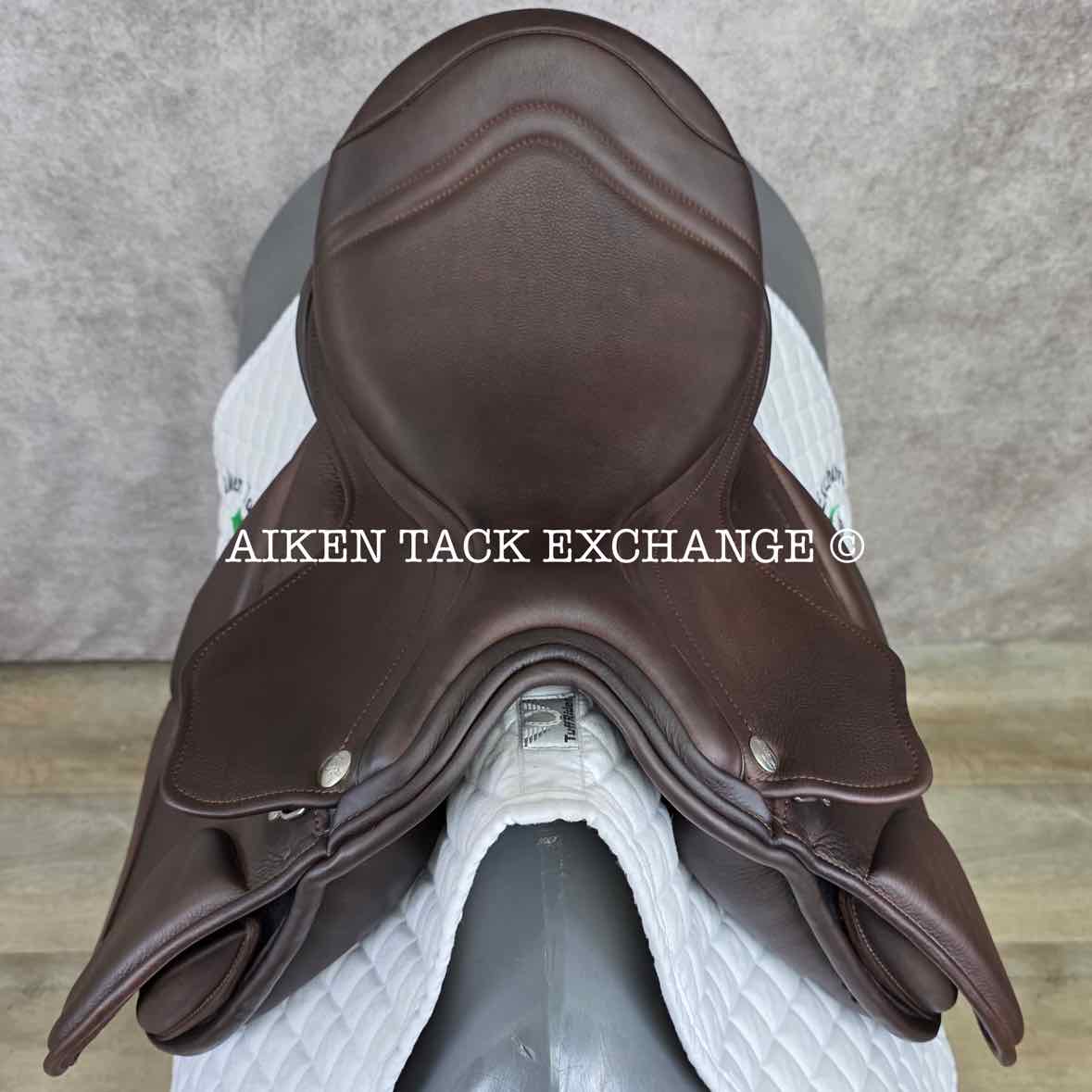 **SOLD** Zaldi Europa 2G All Purpose Saddle, 17" Seat, Medium Wide Tree, Wool Flocked Panels