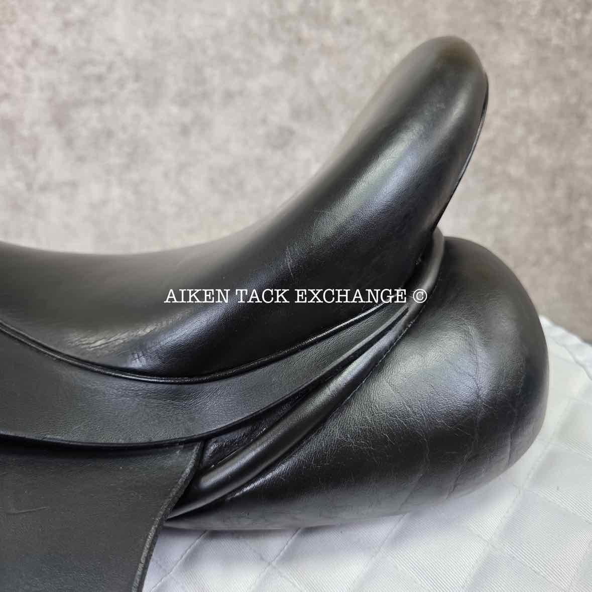 2013 Custom Saddlery Signature Wolfgang Solo Dressage Saddle, 16.5" Seat, Adjustable Tree, Wool Flocked Panels