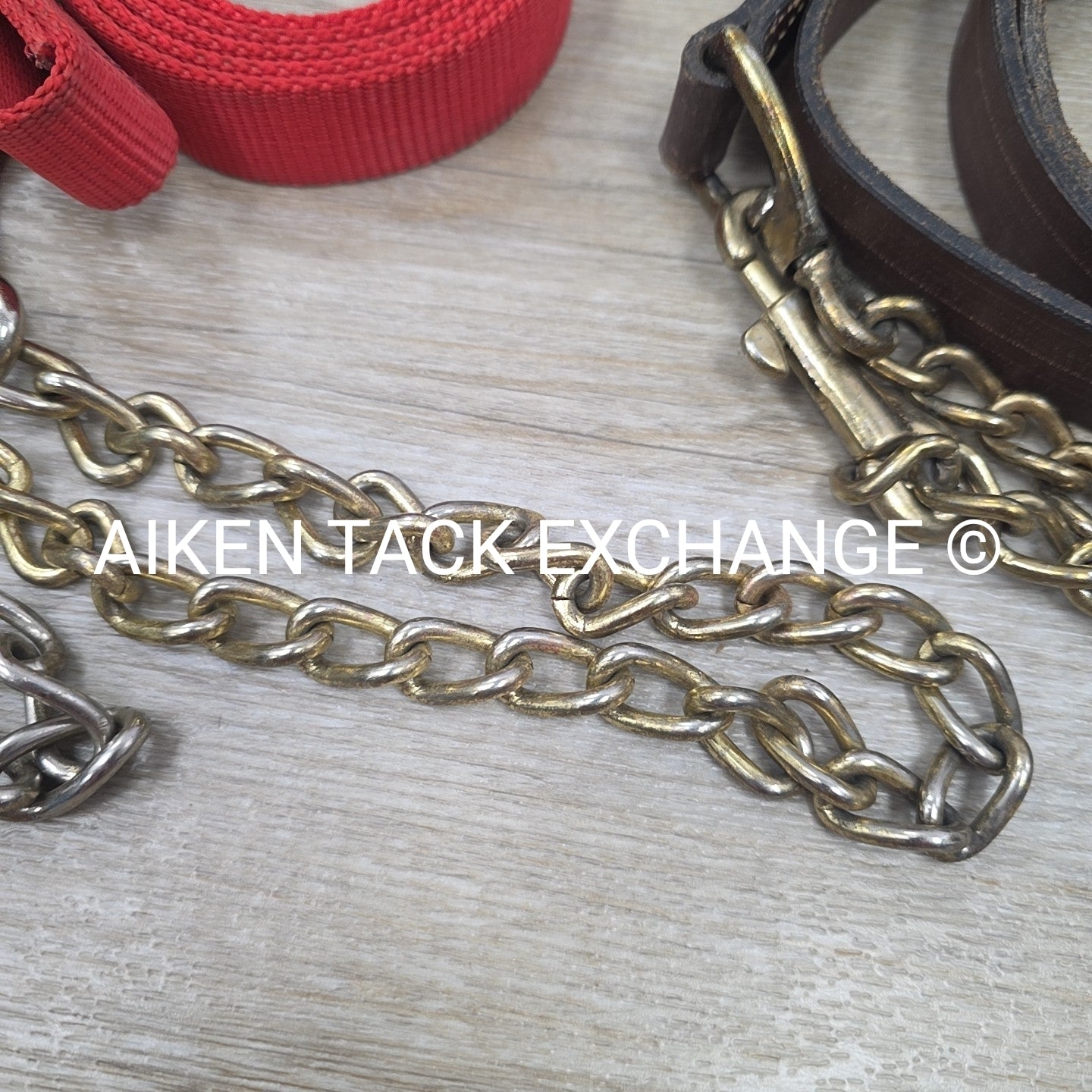 BARGAIN BUNDLE: 3 Lead Ropes w/ Chains, 2 Nylon, 1 Leather