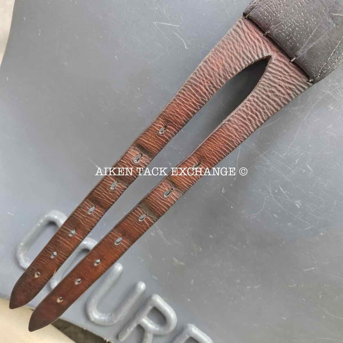 2012 Devoucoux Chiberta Monoflap Jump Saddle, 18" Seat, Medium Wide Tree, 3AR Flap, Foam Panels, Full Buffalo Leather